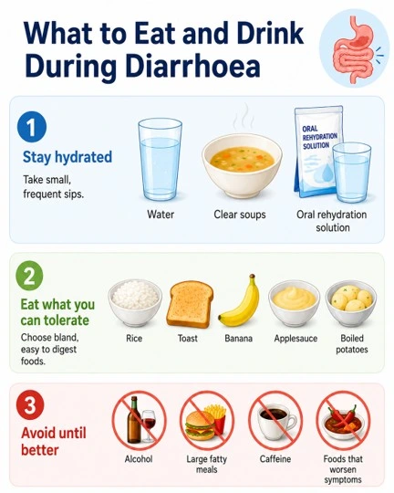 Apa yang Sebaiknya Dimakan dan Diminum Saat Mengalami Diare